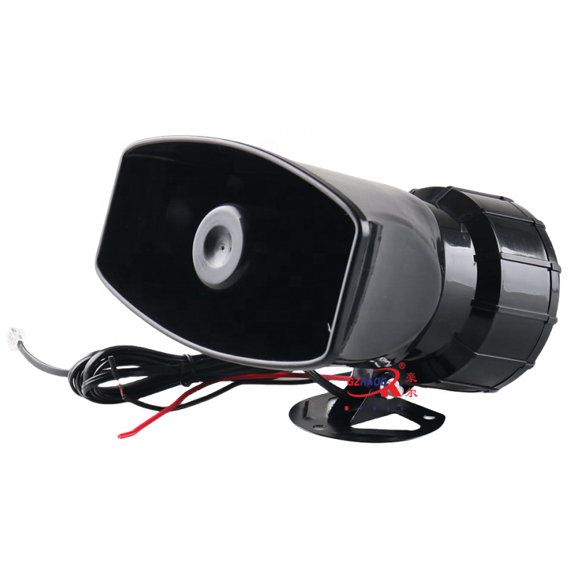 wholesale 100W 7 Sound car musical horn Car Electronic Warning Siren Motorcycle Alarm Firemen Ambulance Alarm Horn with light