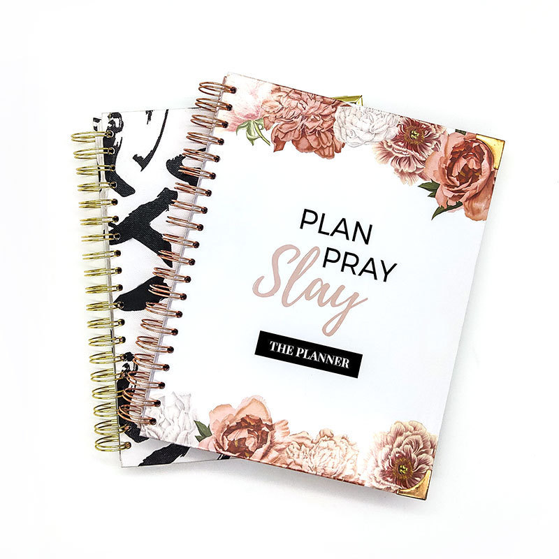 Custom Printing Supplies Spiral Weekly Devotional Prayer Journal Planner