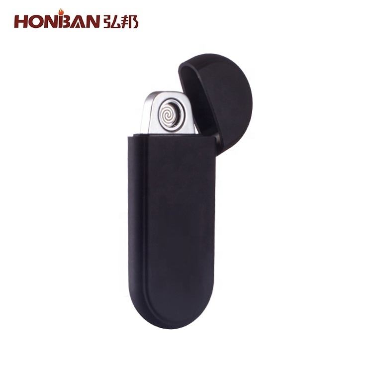 Windproof cigarette lighters, wholesale rechargeable zinc Alloy  electric dual arc usb lighter