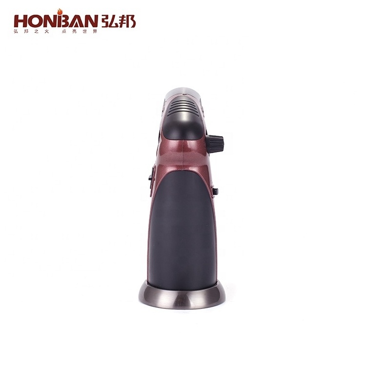 Popular a refillable cigar lighter torch gas bbq torch lighter