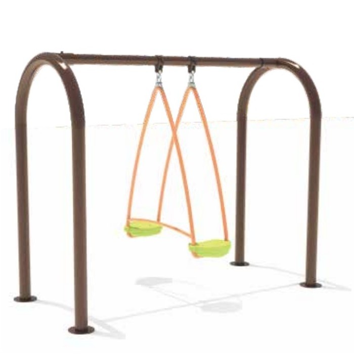 Outdoor kids play swing for playground