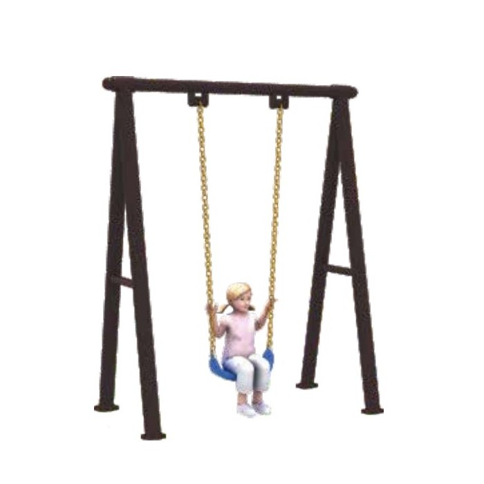 Outdoor kids play swing for playground