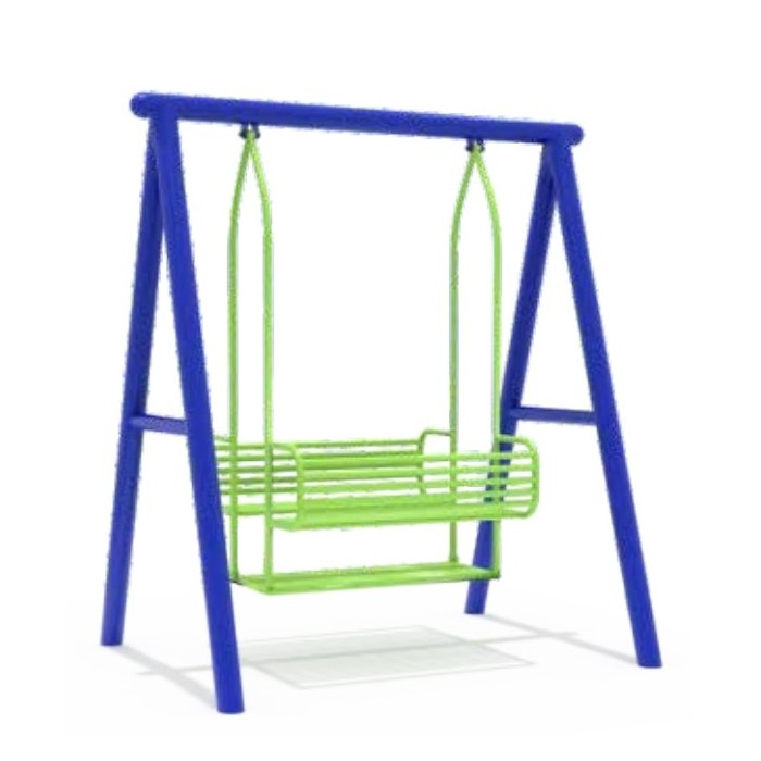 Outdoor kids play swing for playground