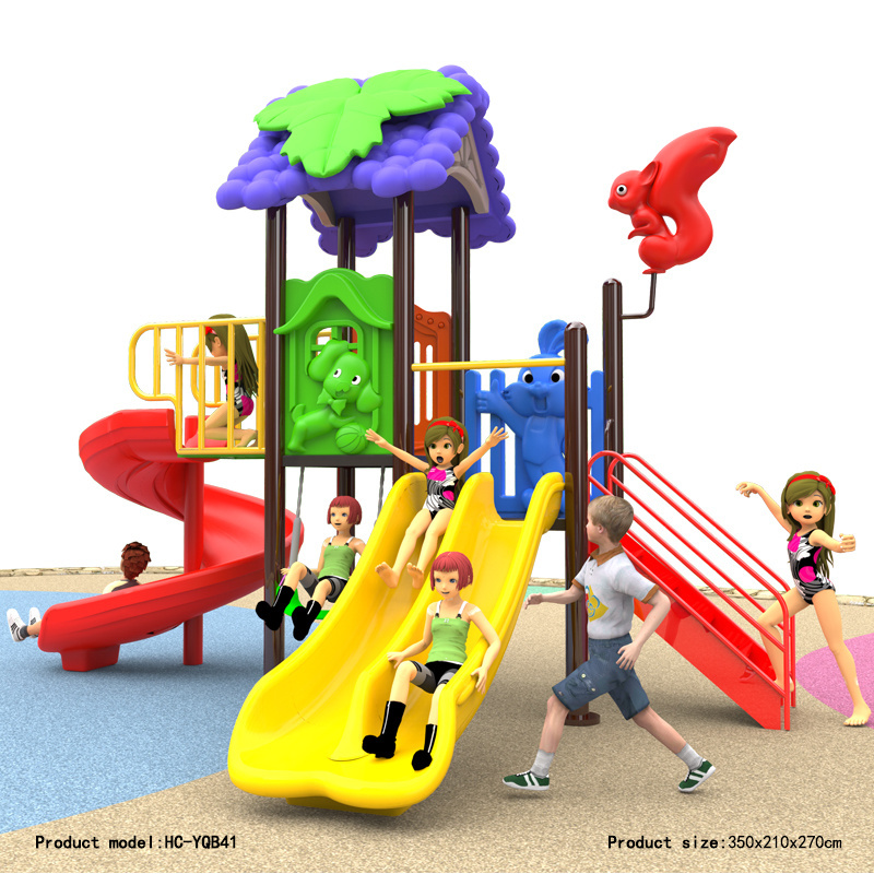 Commercial Outdoor Plastic Playground for Children Amusement Park Playground Equipment