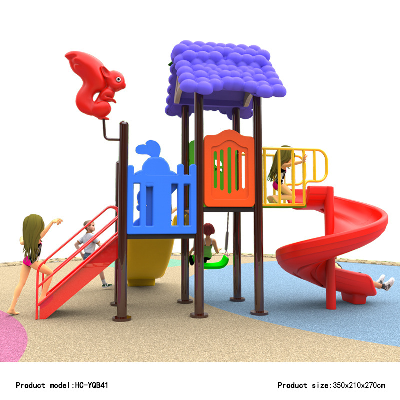 Commercial Outdoor Plastic Playground for Children Amusement Park Playground Equipment