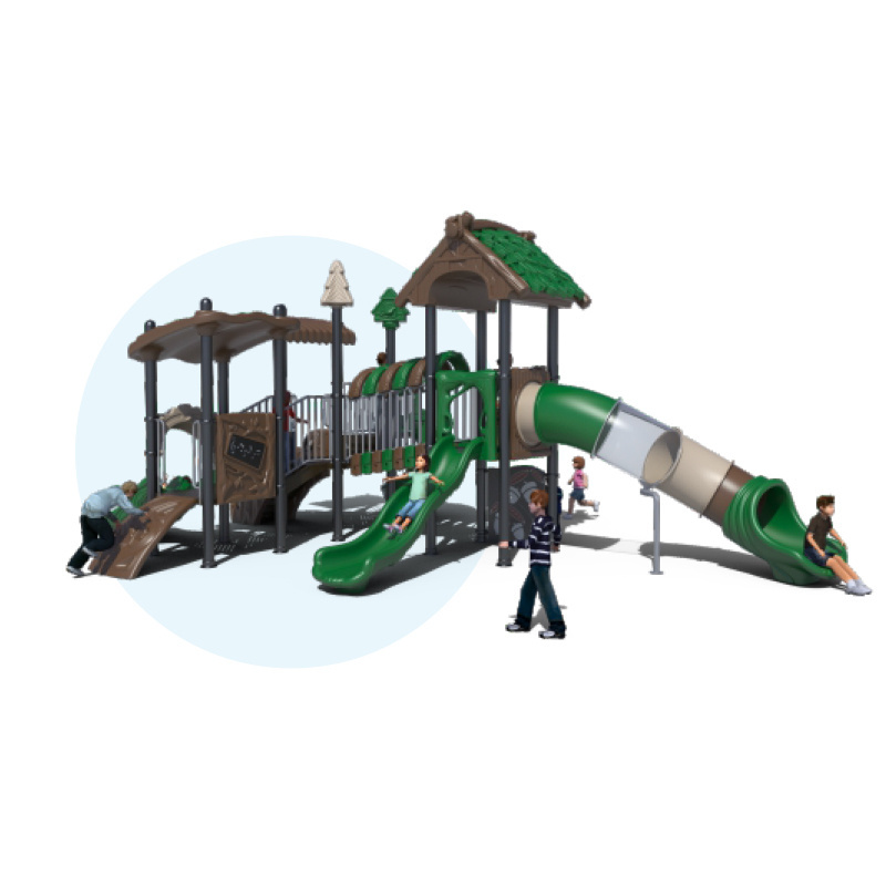 outdoor jungle garden park toys gym carnival rides tube swing set playground kids playhouse stand plastic slide