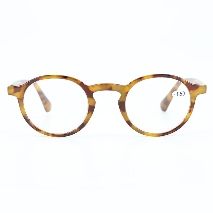 Fashion pc frame newest high quality bifocal foldable round reading glasses