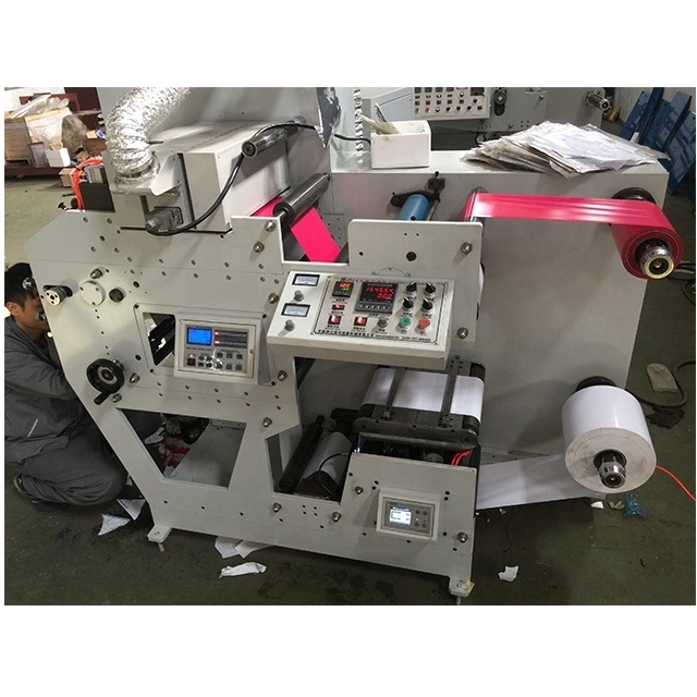 Easy to Operate One Color Flexo Printing Machine with Slitting Rewinding Collected Function