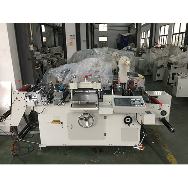 Professional Label Flatbed Die Cutting Machine With Hot Stamping Flatbed Paper Processing