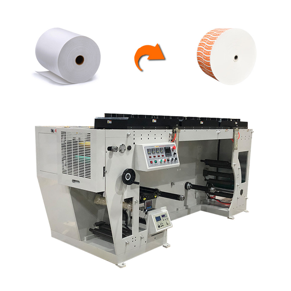 Easy to Operate One Color Flexo Printing Machine with Slitting Rewinding Collected Function