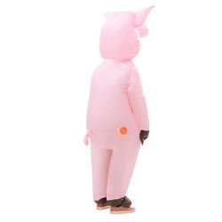 Cute Pink Pig Standard Adult The Original Inflatable Dinosaur Costume inflatable