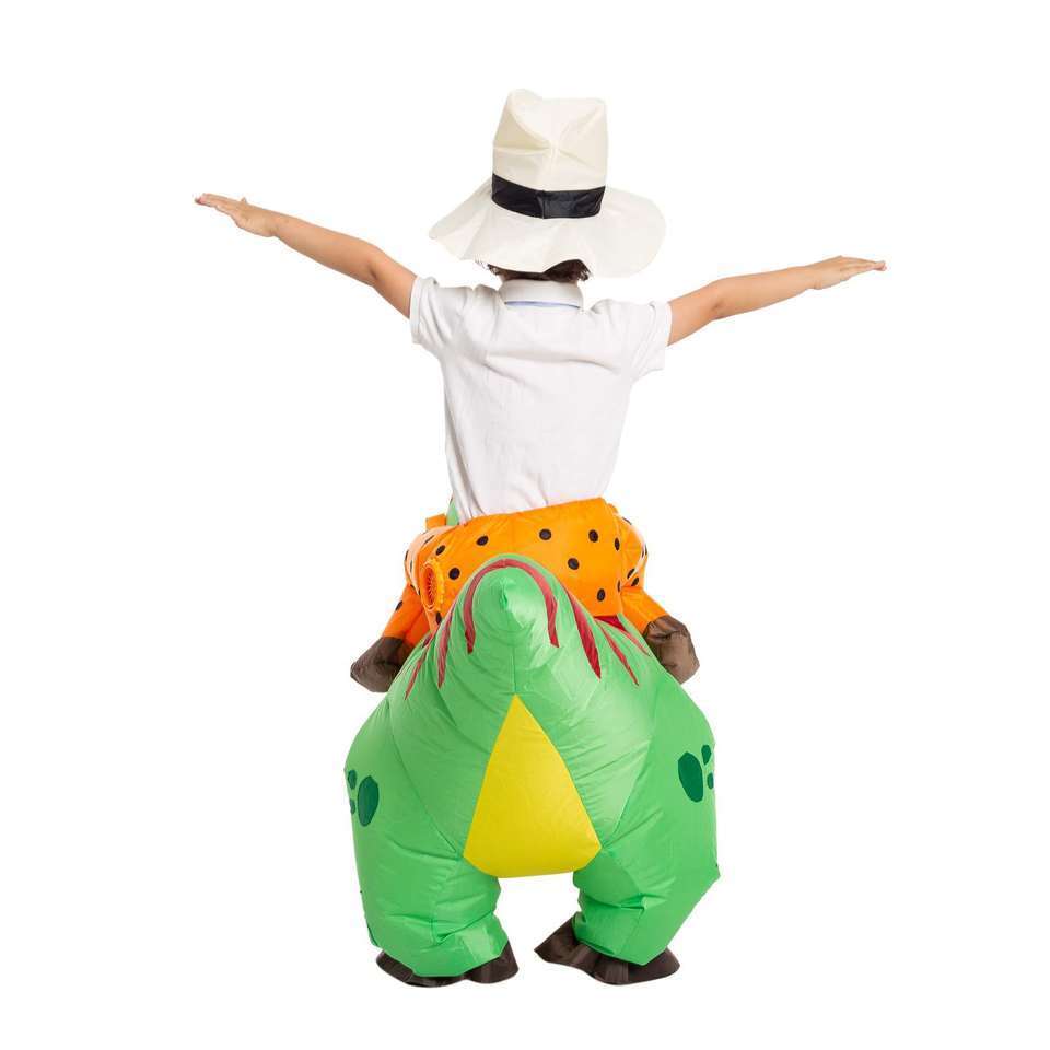 Adult children Dinosaur Riding Costume Inflatable suit