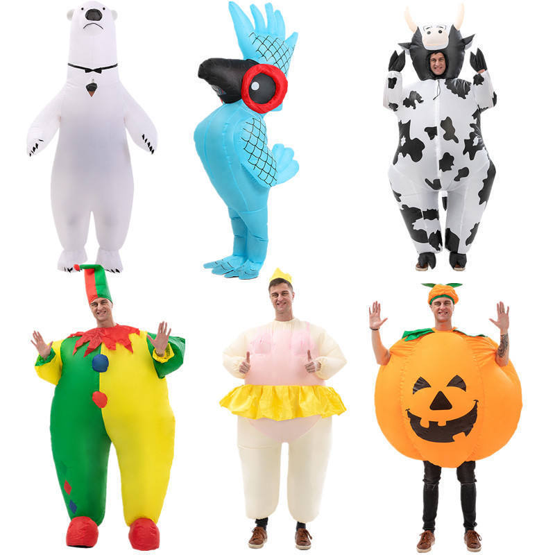 customized Inflatable cow Moving Costume inflatable animal suit for sale