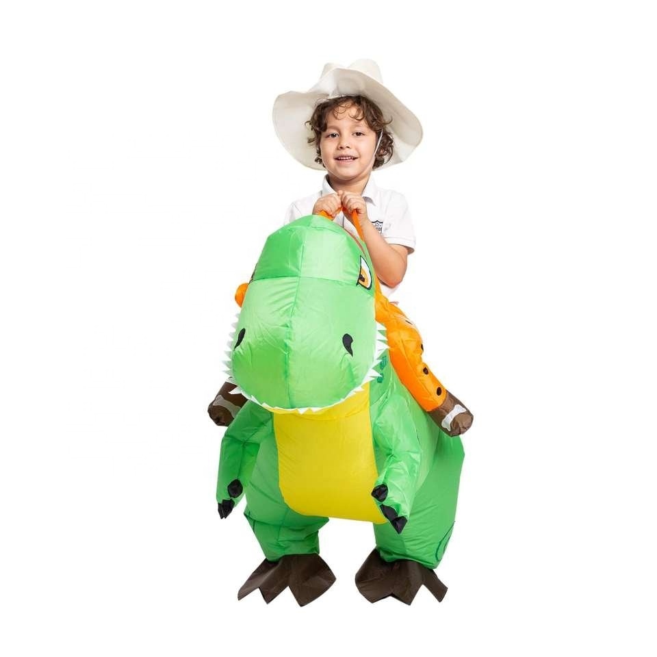 Adult children Dinosaur Riding Costume Inflatable suit