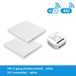 Wireless No Battery Remote Control Wifi Smart Switch Self Powered Kinetic Smart Wall Switch