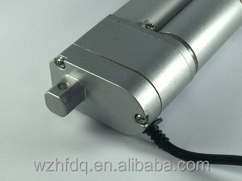 China wenzhou electric linear actuator stroke 500mm heavy duty 12v/24v/36v/48v high speed linear actuator with 1500N heavy load