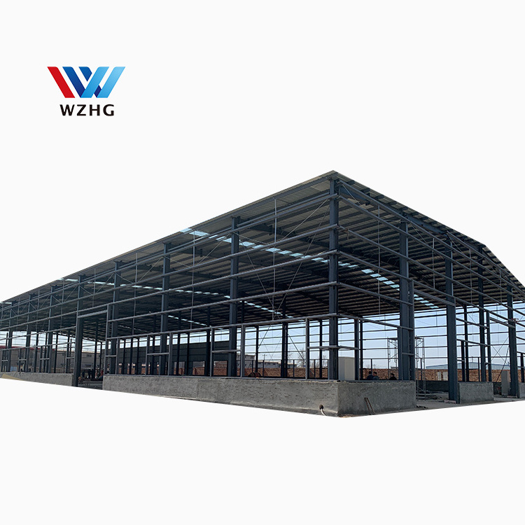 Hot sale steel car parking H Beam Column Frame Light Steel Structure Workshop Prefab for sale