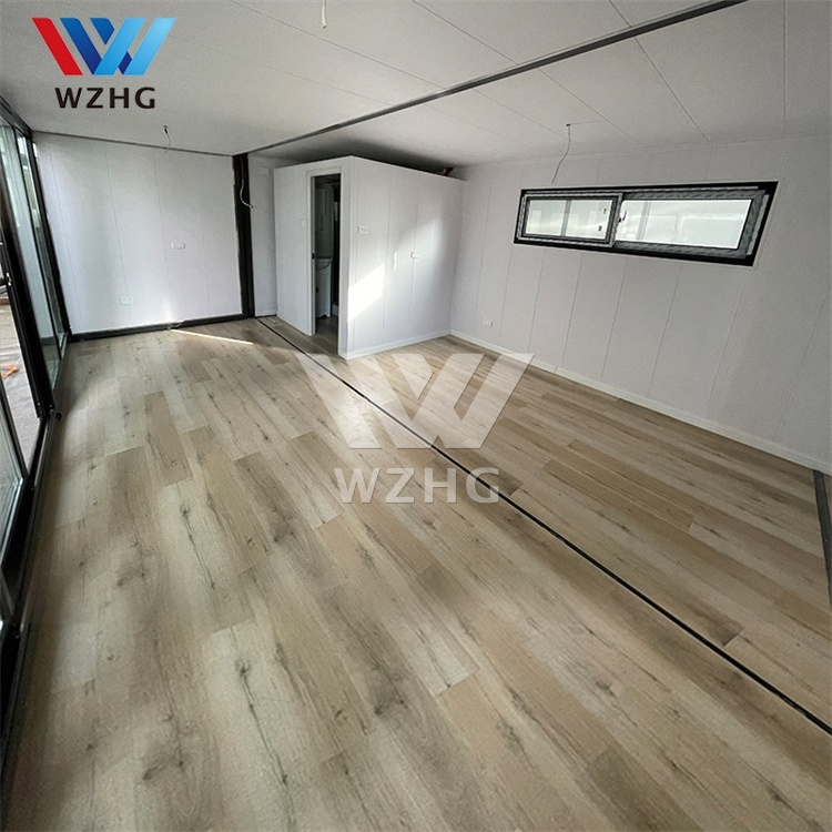 Wzh Manufacturer Boat Prefab Houses For Sale Wood Two Story Homes Luxury Prefab Houses With Floor To Ceiling Windows