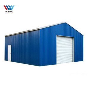 Factory support Prefab Steel Structure portable metal carport garages doble building car garage design