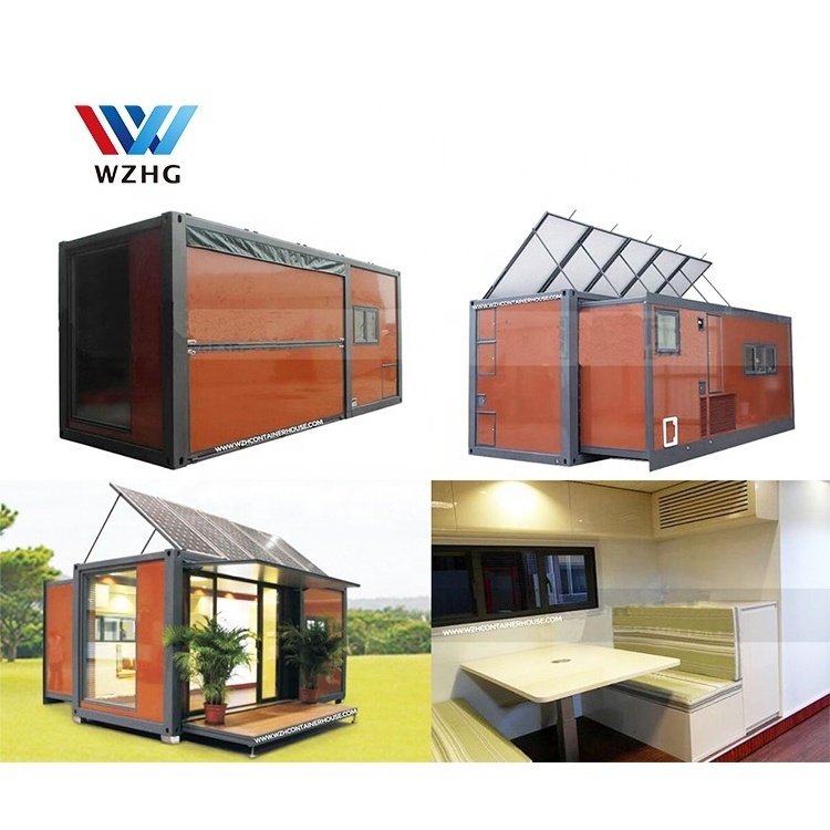 Factory direct supply 20FT Pop Up Container Homes Luxury Container coffee Shop with Cheaper Price Kitchen Bathroom