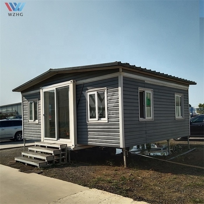 Light steel shipping swimming pool container frame home 40 feet trailer house factory sale