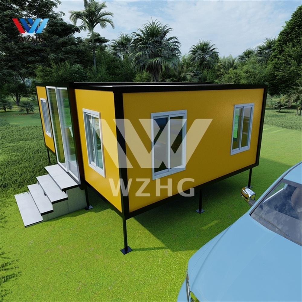 Foldable Small Tinyhome Office Cheap Granny Flat Container Two Bedroom Prefab Container Ship House Container House