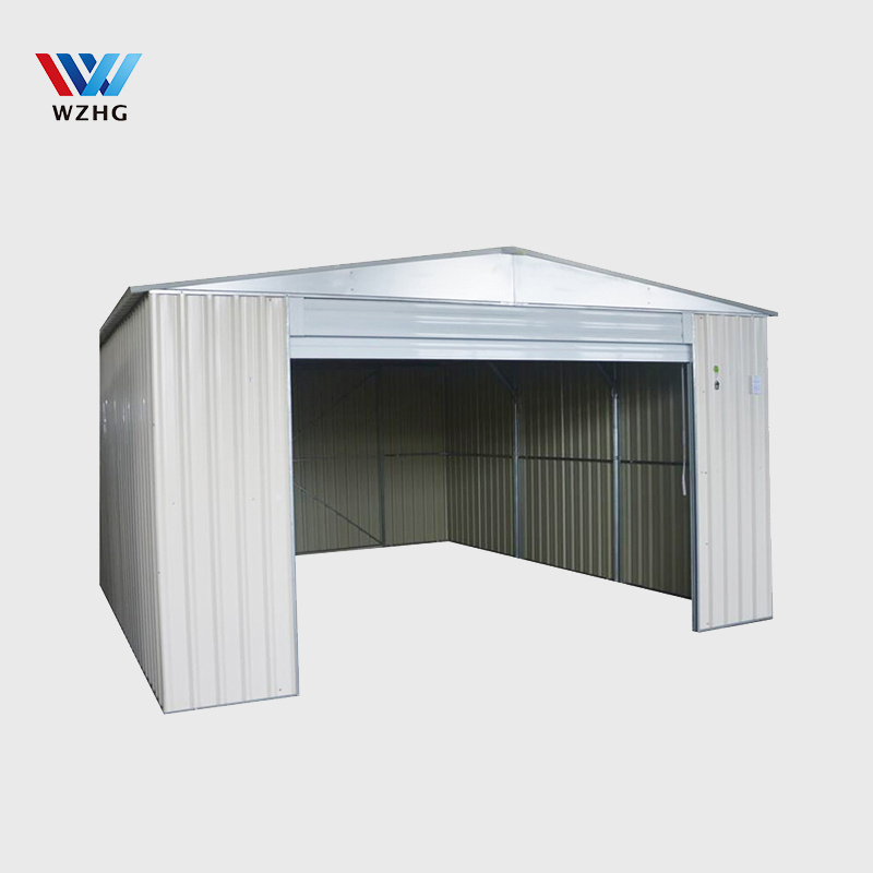 color steel waterproof garden shed  carport prefab metal garage car parking shed