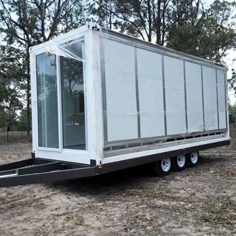 China supplier promotion mobile tiny trailer house home on wheels trailer price