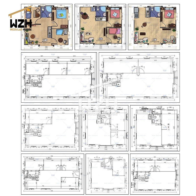 High-quality expandable container houses container houses prefab granny flats