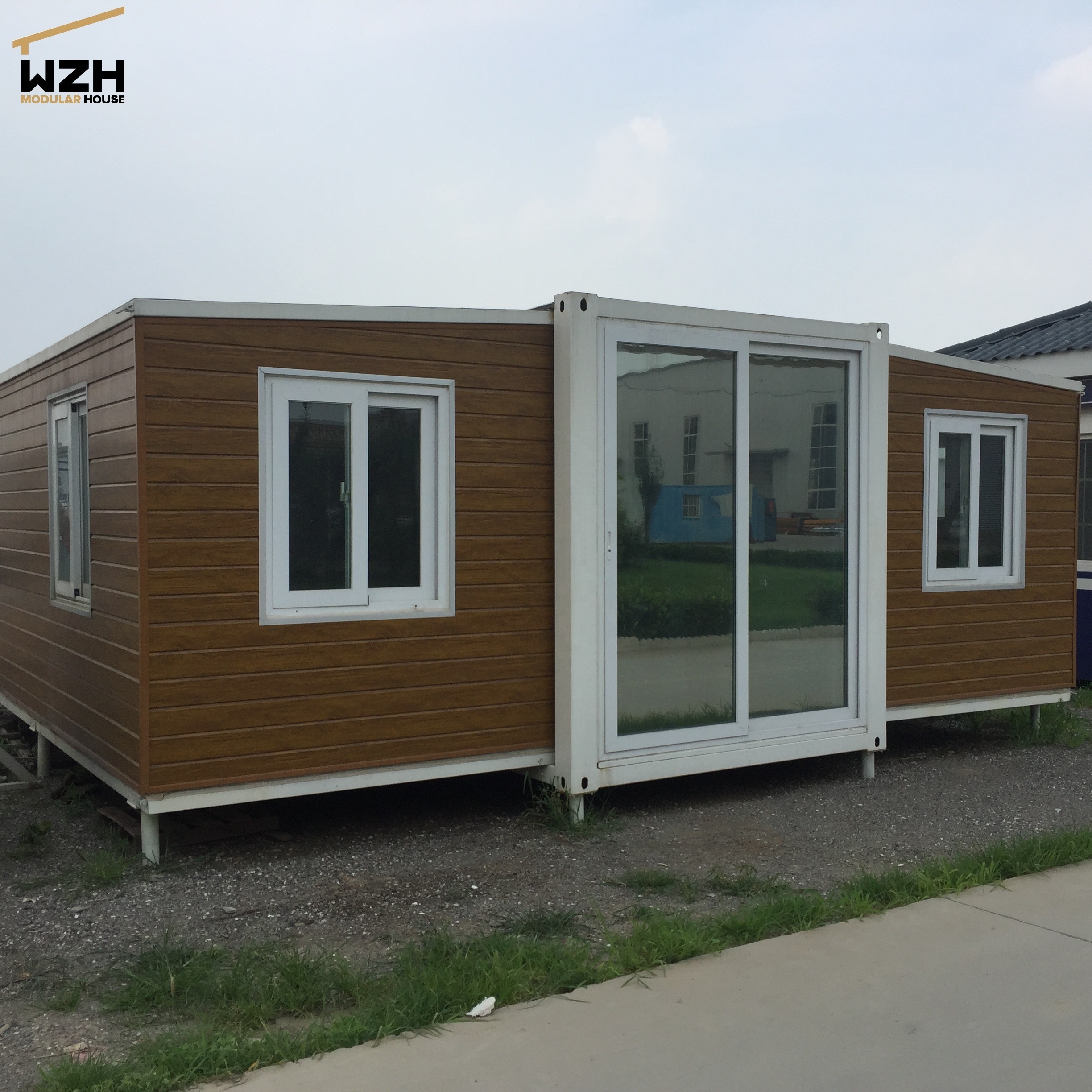 Granny flat 20FT 40FT Prefabricated expandable Portable building 37sqm 2 bedroom