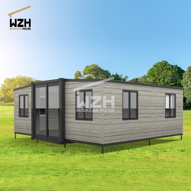 Aesthetic house capsule luxury prefab modern container house foldable 2-3 modern container house bed 2 room 40ft prefab