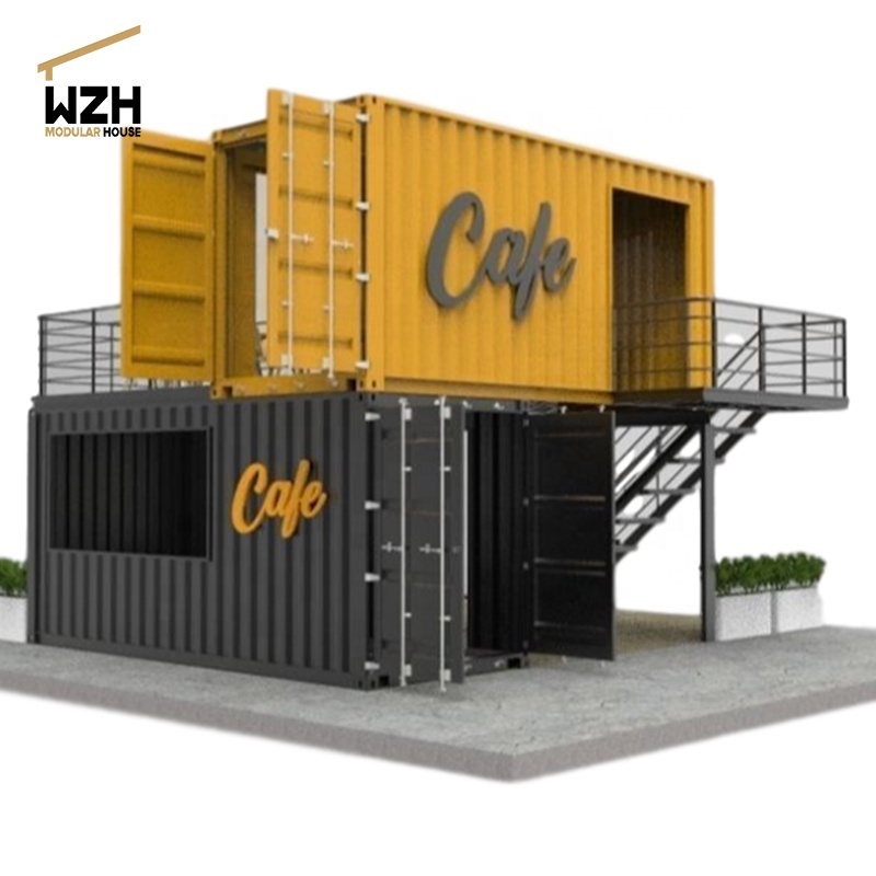 Pop-up 20ft Shipping Container prefab Coffee shop/Restaurant