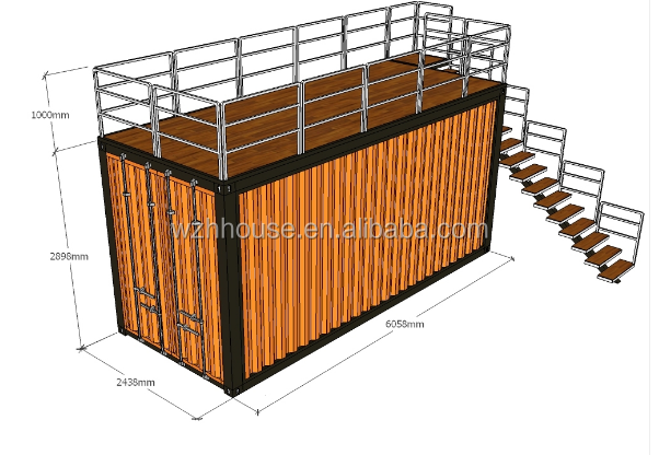 Factory direct supply 20FT pop up Container coffee Shop with cheaper price