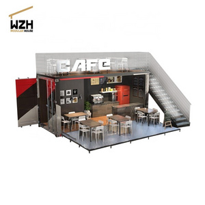 Pop-up 20ft Shipping Container prefab Coffee shop/Restaurant