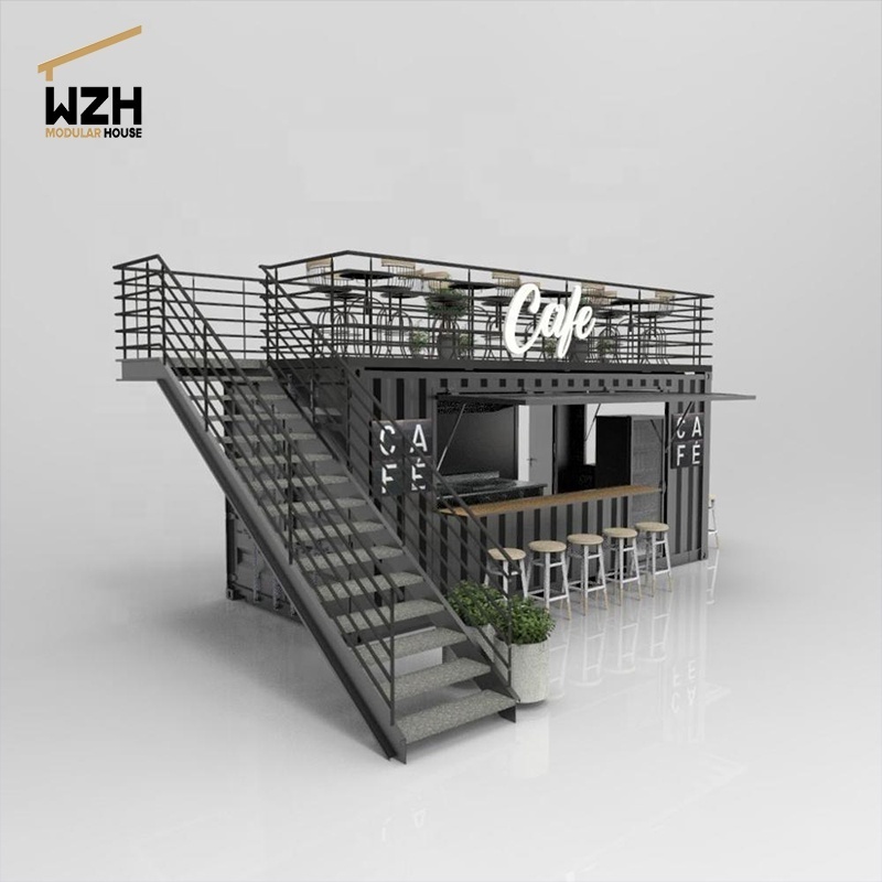 Pop-up 20ft Shipping Container prefab Coffee shop/Restaurant