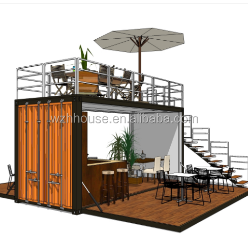 Factory direct supply 20FT pop up Container coffee Shop with cheaper price