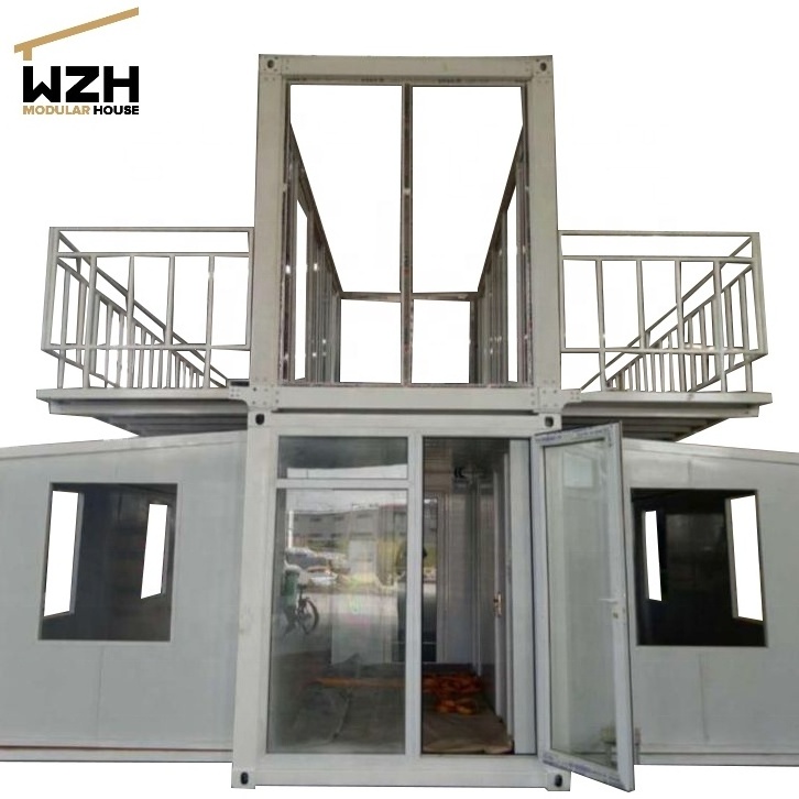 BUTTERFLY EXPANDABLE CONTAINER HOUSE 2 FLOORS WITH TERRACE AND ROOF