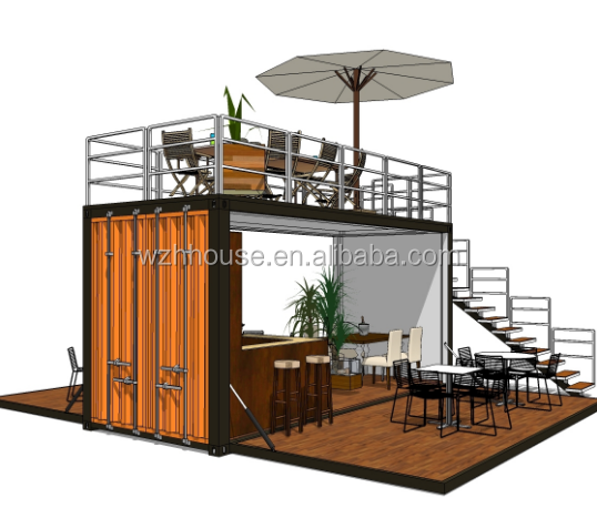 Factory direct supply 20FT pop up Container coffee Shop with cheaper price