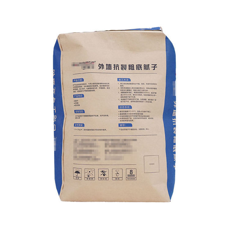 Competitive price packing bag pasted 25kg kraft paper valve bags