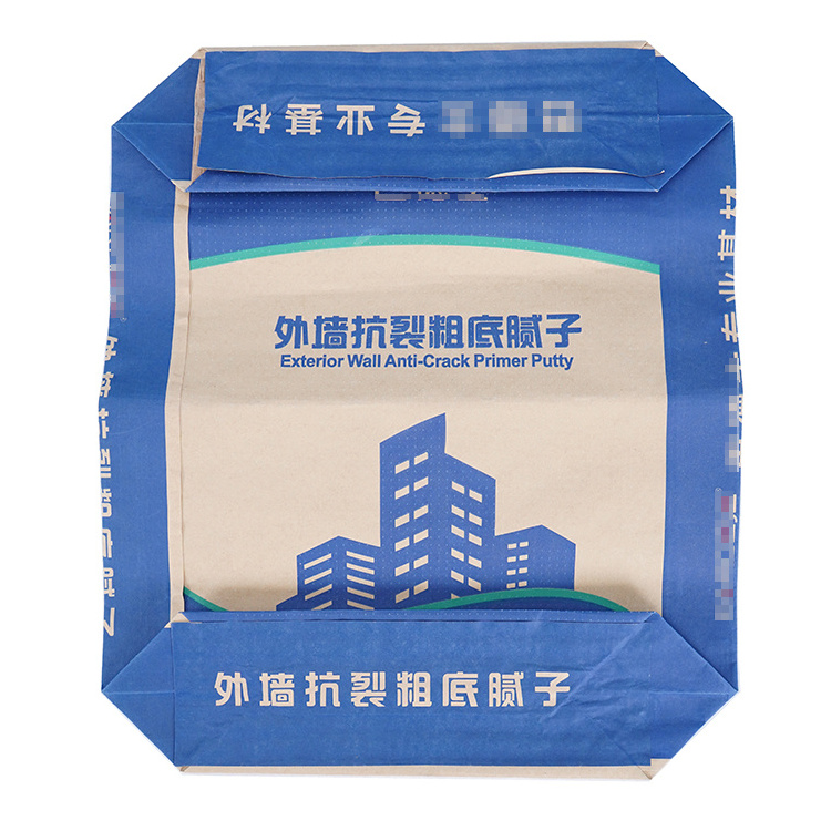 Competitive price packing bag pasted 25kg kraft paper valve bags