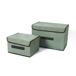 High Quality Foldable Non Woven Storage Cube Bin Home Decorative Storage Box For Home Organizer for File Storage