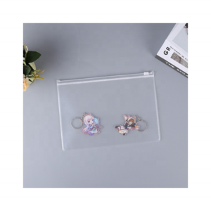 PVC EVA Frosted Clear Custom Logo Resealable Packaging Transparent Thick Small Plastic Zipper Bag Jewelry Earrings Jewelry