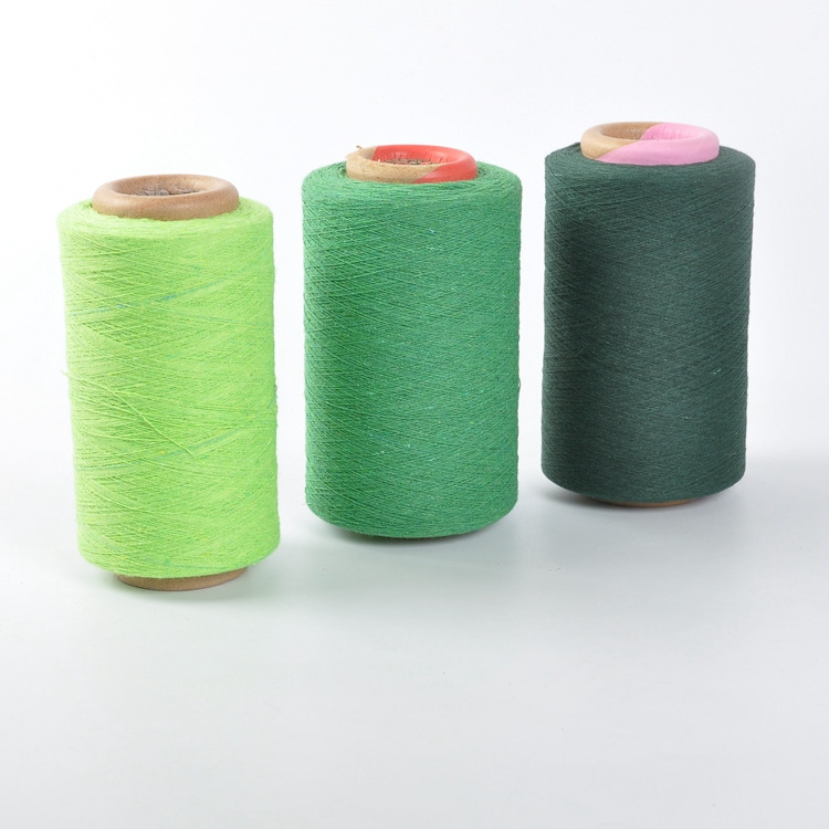 Ne 20/1 Regenerated Blended Cotton Yarn For Knitting Socks