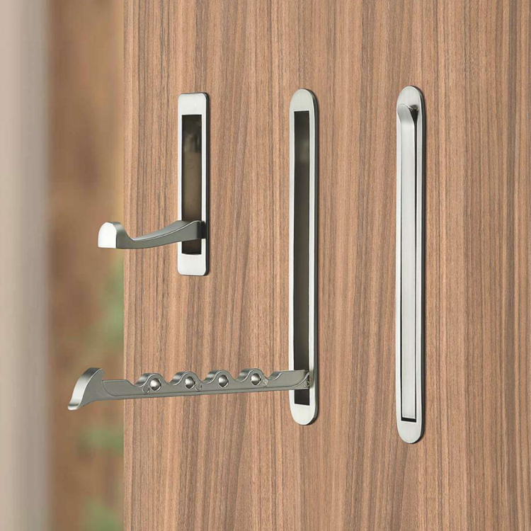 Modern Folding hooks wall organisation Coat Hooks Aluminum Clothes Folding Wall Folding Hook