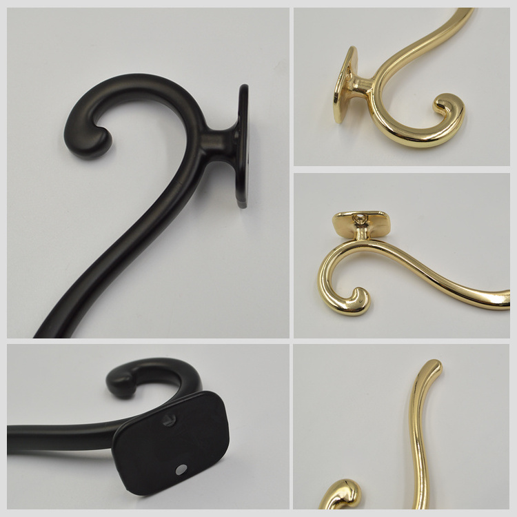 Bedroom Decorative Zinc Alloy Multifunction hooks wall organisation & Coat Racks Slat Wall Hooks hanger