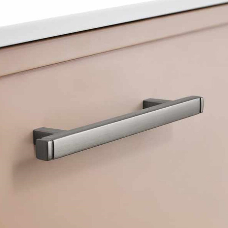 high quality gold handle for kitchen cabinets brushed brass modern solid cabinet handle