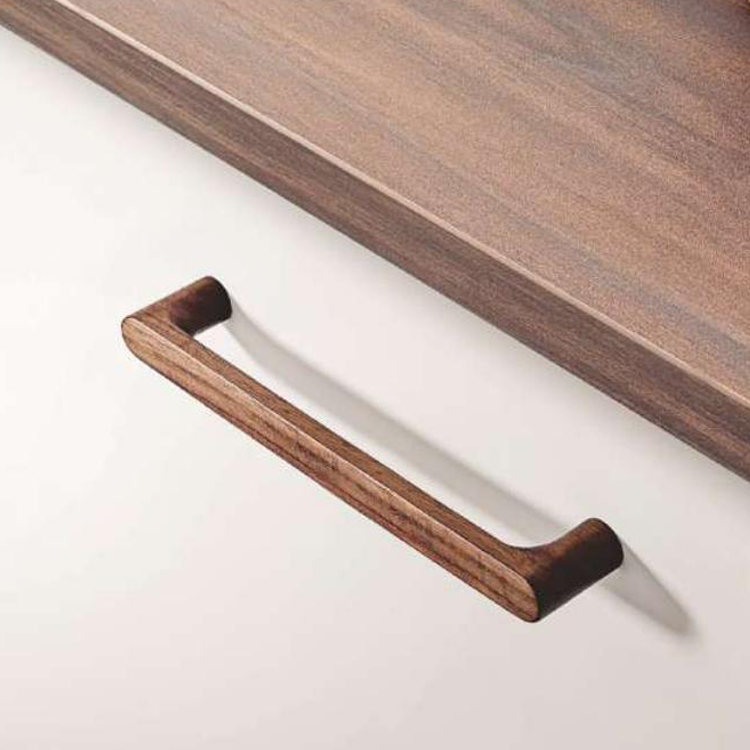 reasonable price wood handles and knob for kitchen cabinet custom cheap wholesale price timber cabinet handle