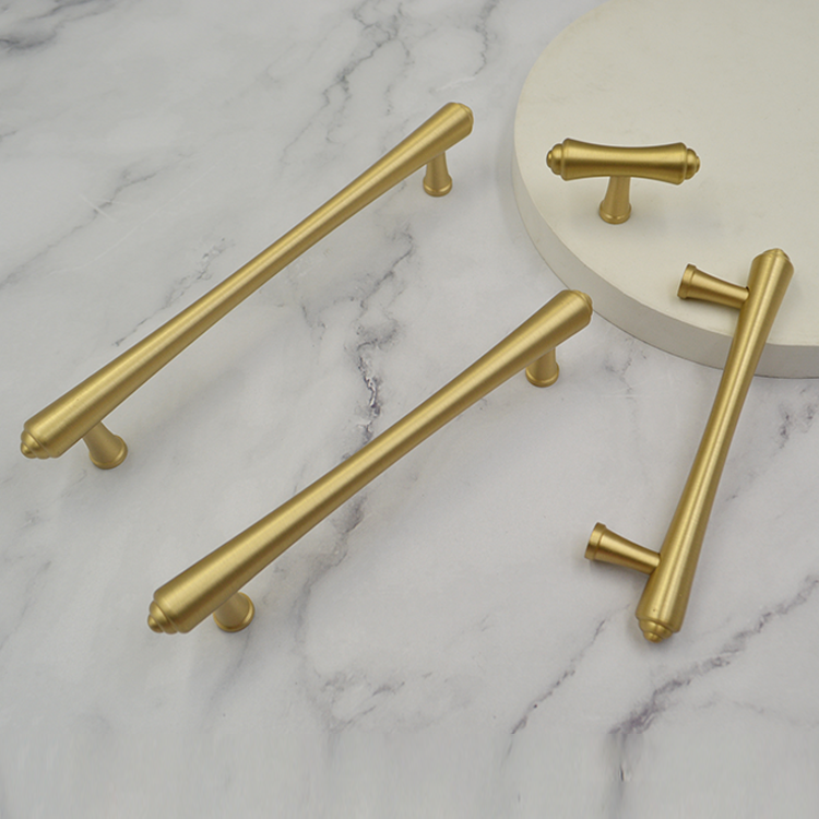 drawer cupboard wardrobe door pure brass handle Solid  Brass Drawer Pulls Knobs Kitchen Brass Cabinet Pulls