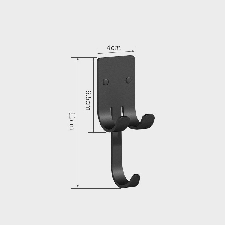 High Quality Hanging Razor Phone Towel Hooks For Bathrooms Wall Waterproof Holder For Shower