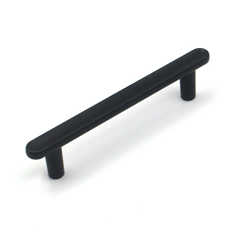 Matte Black Metal Kitchen T Bar Drawer Pulls and Accessories for Kitchen Cabinets Handles Furniture Handle & Knob Black Nickel